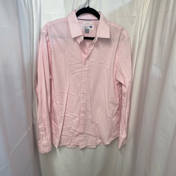 Pink Old navy button down dress shirt - Picture 1 of 4